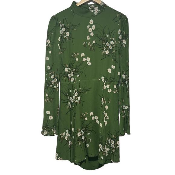 Reformation Persis Floral Minidress Multicolor Size 12 NWT